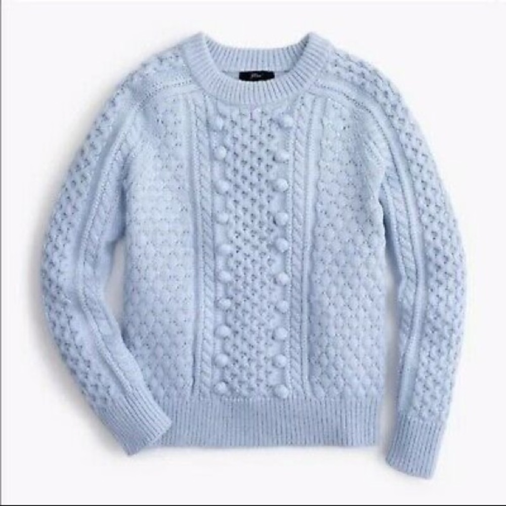 Brand new J.Crew Popcorn Cable Knit Sweater